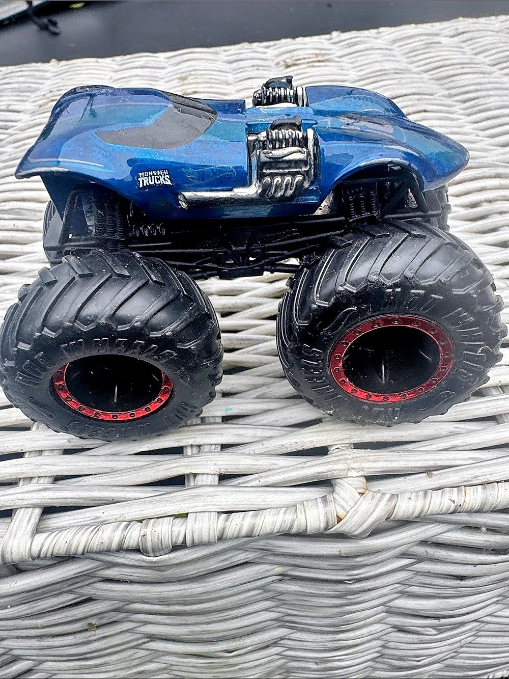Hot Wheels Monster Trucks Twin Mill Blue Monster Truck Toy
